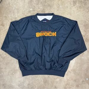 Spokane Shock Arena Football Pullover Sweater Lined Washington Size XL